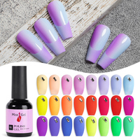 Missgel Professionnel Fournitures en Gros Ensemble de Vernis Gel Néon UV Semi-Permanent pour Ongles