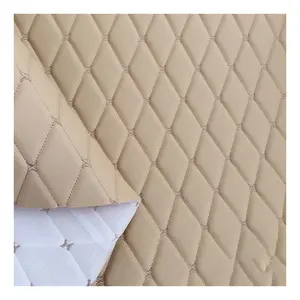 Car Foam Embroidery Stitching Sponge PVC Leather Quileting Car Seat Materials