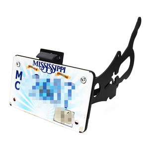 Waximoto misura per <span class=keywords><strong>Kawasaki</strong></span> <span class=keywords><strong>VN</strong></span> <span class=keywords><strong>800</strong></span> Vulcan <span class=keywords><strong>800</strong></span> Maftermarket numero di alluminio porta targa parafango eliminatore coda ordinata - Product Image 1