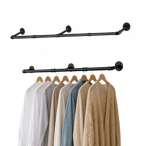 Wall Mounted Iron Clothing Rack Rectangle Shape For Bathroom Wardrobe Towel And <b>Clothes</b> <b>Storage</b> Organizer 1 Set - Product Image 1
