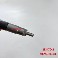 Injecteur diesel Common Rail 28347042 pour moteur Doosan D34 3.4L Bobcat T740 T750 S770 Injecteur de carburant 400903-00043E