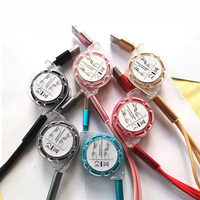 Kabel USB 3 in 1 Kabel Data USB Pengisian Cepat Kabel Charger Ponsel untuk Iphone 13 14 15