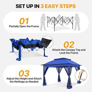 Pergola da Giardino, Gazebo, Tenda da Sole, Struttura per Esterni - Product Image 5