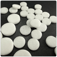 Disque poreux en polypropylène PE HDPE PTFE, filtre à air en plastique pour batterie, filtration de gaz et de liquides OEM en PP fritté, 0,2 à 200 microns