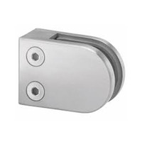 Pince et support carrés en acier inoxydable pour verre de 8 à 12 mm, design moderne pour balcon et extérieur