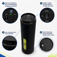 Bouteille d'eau portable en plastique écologique rechargeable et durable avec écran numérique LED et lumière, pour une autonomie d'une semaine entière (vente en gros)
