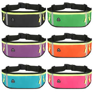 Sac de taille élégant pour sports de plein air <span class=keywords><strong>Ceinture</strong></span> de course personnalisée <span class=keywords><strong>avec</strong></span> bande réfléchissante et support pour téléphone - Product Image 2