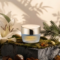 Pot en verre de luxe doré 80g pour crème, emballage cosmétique pour crème visage et crème contour des yeux avec logo personnalisé par électrolyse OEM ODM