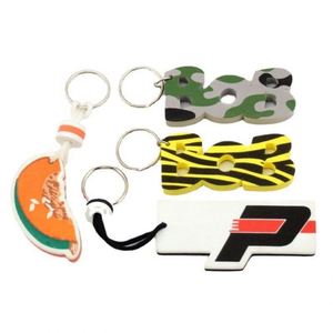 Artwork Custom Silk Screen Printing Logo <b>Key</b> <b>Chain</b> Floating EVA Waterproof Foam Keychain - Product Image 1