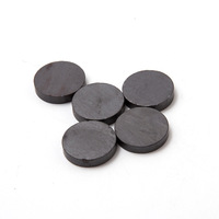 Petit aimant rond noir d25 x 5mm Y35 pour réfrigérateur, haut-parleur en Ferrite, bon marché, vente directe d'usine, aimant Permanent