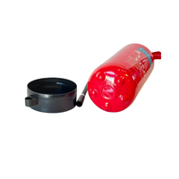 Extincteur ABC 6 kg pour véhicule et maison, avec manomètre à cadran rouge, base en forme de fleur de prunier, outil de lutte contre l'incendie à poudre sèche