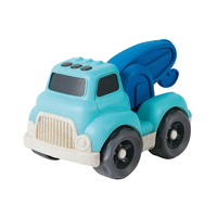 Jouets de plage écologiques en gros : Camion benne éducatif en paille de blé pour enfants, prêt à être expédié
