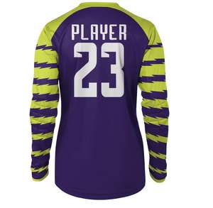 Custom Soccer Jersey Uniforme Manga Longa Goleiro T-shirts Sublimação Impresso Sportswear Unisex Outdoor Sports Clothing - Product Image 2