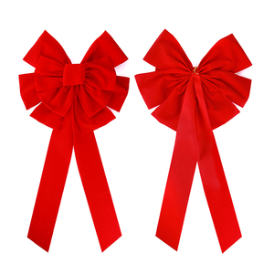 Arc Décoration Style Long Arc De <span class=keywords><strong>Voiture</strong></span> 4s Boutique Showroom Décoration De <span class=keywords><strong>Voiture</strong></span> <span class=keywords><strong>Cadeau</strong></span> Grand De Noël de Velours <span class=keywords><strong>Rouge</strong></span> Arcs - Product Image 2