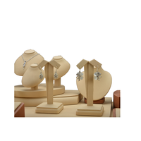 Ensemble de présentoirs à bijoux en gros – Présentoirs ajustables pour bagues, boucles d'oreilles et colliers pour vitrine de boutique