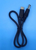 USB 3.1 Typ C bis DC 5,5x2,5mm Verlängerung kabel mit PVC-Mantel und Folien abschirmung für Kameras und Computer