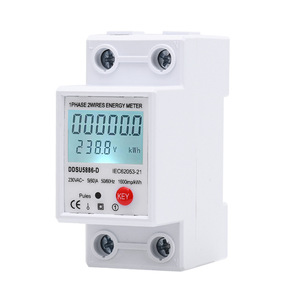 Chliuyi 1Phase 2Wires Energy Meter DDSU5886 D 230VAC 5 60A LCD Display Single Phase Electricity Meter - Product Image 2