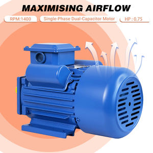 단상 농업 기계 비동기 AC 1.1kw 1.5hp 전기 모터 방수 시리즈 - Product Image 2