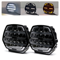 Raych R06 7/9 Zoll LED-Fahrlicht 120W 160W Weiß + Blitz DRL LED Offroad-Arbeitsleuchte für Jeep UTV LKW