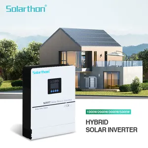 High Frequency Off Grid 1KW 2KW 3KW 5KW Single Phase Hybrid Solar Pure Sine Inverter With MPPT