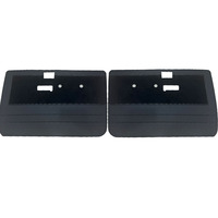 Cartes de porte noires, panneaux de porte pour Toyota Land Cruiser séries 70, 71, 76, 78, 79, LC70, LC79, LC76, vitres électriques