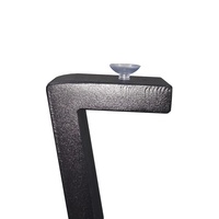 Pieds en métal au design moderne pour tables basses rondes Base en acier en forme de triangle pour table basse en verre