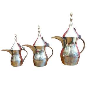 New Design Gold Brass Turkish <b>Tea</b> <b>Pot</b> Aaftaaba - Product Image 6