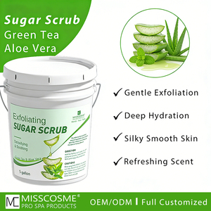 Gommage au sucre pour les pieds, qualité salon, 5 gallons, parfum apaisant longue durée, emballage personnalisé, pour le marché mondial - Product Image 1