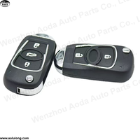 Coque de clé de véhicule modifiée en gros, 4 boutons, télécommande, étui pour clé de voiture Kia, housse de clé automatique
