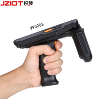 Tableta de PC con lector de larga distancia RFID UHF de mano resistente con pantalla industrial para gestión logística en stock