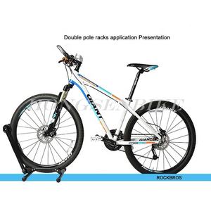 Soporte plegable ligero para bicicleta, estante de almacenamiento para suelo interior, para exhibición de una sola bicicleta - Product Image 5