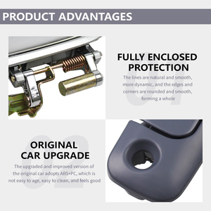 Poignée de porte extérieure en plastique chromé d'origine pour Honda Civic Accord City Crv Cr-v Fit Jazz Odyssey Vezel Crosstour - Product Image 4