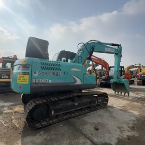 Excavatrice hydraulique sur chenilles SK140, équipement de terrassement pour la construction routière, équipement de terrassement d'occasion - Product Image 1