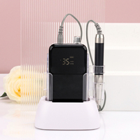 Machine à ongles portable sans fil 35000 tr/min avec base de charge et forte puissance