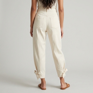 Pantalones Casuales de Cintura Alta para Oficina, con Bolsillos, Cierre de Cremallera, Estilo Lápiz para Mujer - Product Image 2