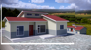 Villa prefabricada de acero ligero Villa de segundo piso Casa prefabricada ecológica - Product Image 4