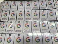 Карта TapFive NFC для быстрых отзывов с чипом NTAG213 для ресторанов и магазинов – Google, TikTok, Instagram: анализ хороших отзывов, индивидуальный дизайн из ПВХ