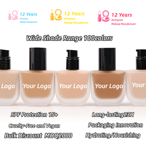Bestseller <span class=keywords><strong>Fondotinta</strong></span> di Alta Qualità Impermeabile e Opaco a Lunga Durata per Donne di Colore <span class=keywords><strong>SPF</strong></span> 15 - Product Image 3