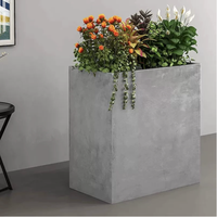 Moule en ciment de forme elliptique pour pots de fleurs, design nordique moderne, durable, respirant, pot de fleurs pour jardin et bureau