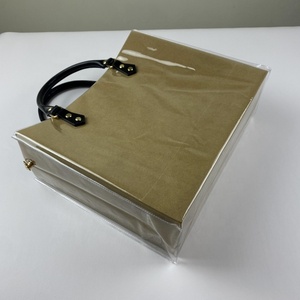 Môi trường tái chế phụ nữ thời trang vai trong suốt Tote Vai Túi ví túi xách PVC DIY Túi Kit - Product Image 5