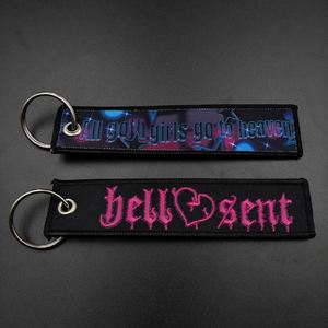 Porte-clés brodé personnalisé OEM pour moto et avion - Product Image 4