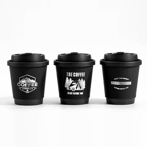 Tùy chỉnh in dùng một lần đôi tường nóng cốc cà phê giấy cá nhân mang nhãn hiệu Takeaway Cà Phê Cốc giấy có nắp đậy - Product Image 5