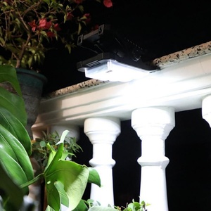 Lampe solaire LED pour jardin, extérieur, étanche, avec détecteur de mouvement, blanc chaud, pour clôture, paysage, décoration murale, IP65 - Product Image 4