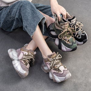 New style, versatile, sporty, multi-color, comfortable casual, slip-on <b>heels</b> with soft cushioned soles, suitable for women - Product Image 3