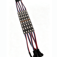 Bandes LED numériques RGBIC 24VDC SPI de taille personnalisée, découpables, USB, Epistar