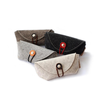Étui à lunettes portable grande capacité en feutre doux, pochette de rangement pour lunettes de soleil, sacs de voyage pour lunettes – Nouvelle collection tendance