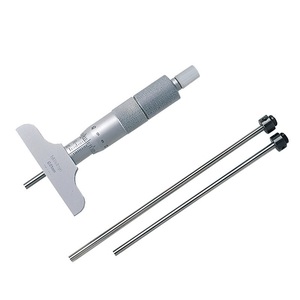 Mitutoyo Series 128 Mechanical Depth <b>Micrometer</b> 128-101 128-102 128-103 128-104 - Product Image 2