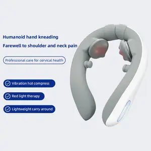 Wireless Portable Neck 3D Kneading Neck Massager Intelligent Electric Impulse Neck Massage