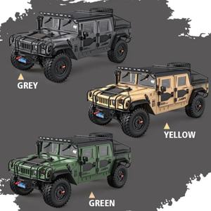 <span class=keywords><strong>HG</strong></span> P415A 1/10 2.4G 4x4 4WD Todoterreno Camioneta Metálica de Radiocontrol Hum H1, Coche Militar de Juguete de Alta Velocidad, Gran RC 4x4 Crawler - Product Image 4