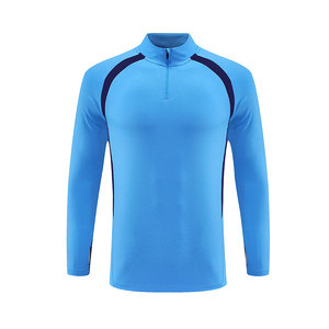 Ensemble de survêtement à manches longues pour équipe de club, fermeture éclair intégrale, uniforme d'entraînement de football en plein air - Product Image 2